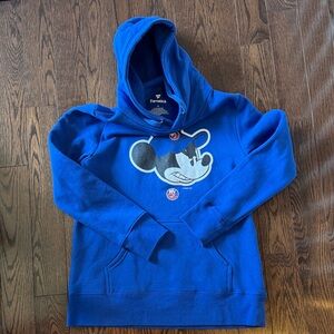 Fanatics Royal Blue Hoodie with Mickey Mouse NY Islanders Graphic